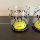 Us Open Official Ball 1999 Howw Tennis Ball Acrylic Cups  Set Of 2