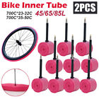 2pcs Ultralight Bicycle Tpu Inner Tube 700c 32 50c Road Bike 45 65 85mm Fast