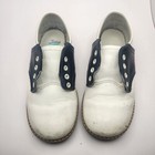 Vintage Oxford Shoes Stride Rite Blue   White Leather   Size 8d