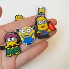 12pcs Minions Shoe Charms Cartoon Compatible W  Croc