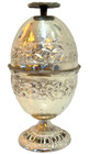 Vintage Jewish Hebrew Sukkot Citron Etrog Box Jerusalem Israel Judaica Silver