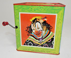 Mattel Clown Jack In The Box  507 1953 Tin Litho Not Working