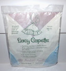 Vintage 1972 Andre  Fantasies Sparkling Blue Lacy Cape  Capette Salon Beauty