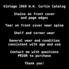 Wh Curtin Catalog 1969 Laboratory Lab Supplies Anatomy Models Science Equipment