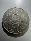 Australia 1984 Queen Elizabeth Ii 50 Cents Coin 
