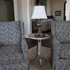 Antique Silver Traditional Table Lamp