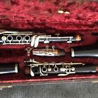 M  Lacroix Paris Wood Clarinet W original Case   Pins Antique Instrument France