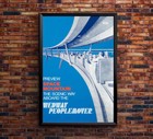 Wedway Peoplemover - Disneyland Attraction - Vintage Disney Poster