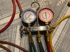 Yellow Jacket Test And Charging Manifold Refrigeration Gauges Extra Hoses
