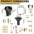 Carburetor Rebuild Accessories Kit 2-20set For Yamaha V Star 650 Xvs650 1998-16