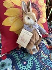 Vtg 1987 Beatrix Potter Collection Porcelain Plush Peter Rabbit An Eden Gift
