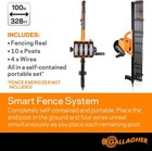 Smart Fence 2   Portable Electric Fence For Livestock Containment  12 l X 7 8 w
