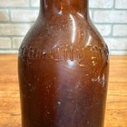 Vintage Pre-pro Cream City Brewing Co  Amber Brown Beer Bottle Milwaukee Wis