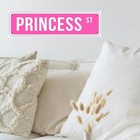 Princess Street Sign - Pink Room Decor - Y2k Wall - 