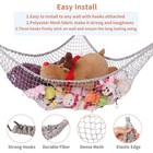 Extra Large Stuffed Animal Hammock   Mesh Toy Net Organizer For Kids