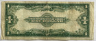 1923  1 One Dollar Us Silver Certificate Large Note - Blue Seal - Horse Blanket