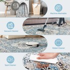 Washable Runners Area Rug For Hallways  Ultra Soft 2 6  x8  Ft Boho Print Non   