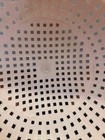 Vintage Unbranded Retro Pink Colander Plastic Strainer  10 Inch Diameter Usa