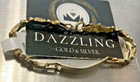 925 Sterling Silver Kids Xo Link Bracelet Gold-tone 4 5grams 5 5mm 6    Gld-plated
