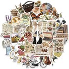 50pc Vintage Cottagecore Sticker Pack Lot Laptop  Scrapbook  Journaling