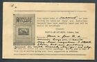 Canada Postal Stationery Used Advertising Postcard  popular Stamps 