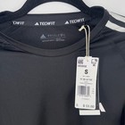 Adidas Techfit 3-stripes Training Long Sleeve Tee Black Hd3532 Mens Small Nwt