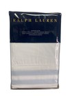 Ralph Lauren Whitlow Shelburne Euro Sham White blue Hyacinth - New  215