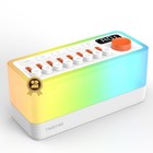 3-in-1 Sleep Sound Machine  Bluetooth Speaker  8 Nature Sounds  Night Light   Wh