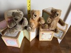 Vtg Lot 3 Steiff Mohair Bendy Bears 3    1 Has Button 2 Not So Bendy Anymore Cute