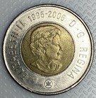 2006l Canada Churchill Toonie Proof Like 2 Dollars Double Date 1996-2006 Coin