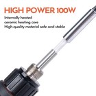 100w Soldering Iron Electric Gun Adjustable Temperature Welding Solder Kit Set