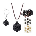 Hymgho Jewelry   Accessories Grimskull s D20 Locket Gift Set - Matt Black New