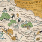 Orange County California 1929 Pictorial Map Vintage Socal History Wall Print