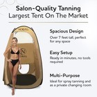 Xl Portable Spray Tan Tent - Extra Large Pop Up Tent For Professional Tanning   
