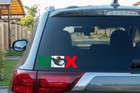 Mexico  mex  - Mexico Flag Print - Mexico State - Window Vinyl Decal Sticker