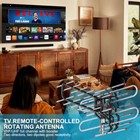 Hdtv 1080p Outdoor Amplified Digital Antenna 360 Rotor Hd Tv Uhf Vhf Fm 150 Mile