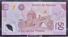 2005 Banco De Mexico 50 Pesos Banknote Crisp Uncirculated 