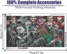 Large Horror Diamond Art Kits For Adults  Halloween Big Diamond Painting Kits   