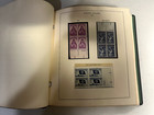 United States Stamp Collection In Scott National Album To 1957-1974 Plate Blocks