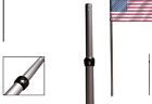 Durable 7-12 Ft Adjustable Upright For Pipe And Drape Systems - No Tools Needed