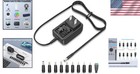 12v 1a Power Supply Ac dc Adapter With 10 Dc Jacks  Listed
