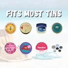 Chapie Tin Container Blue For Tubs And Tins Insulated Keeps Cosmetics From Mel  