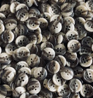  200  Vtg -black grey off White  Buttons 5 8   -sewing button Lovers-jewelrymaking