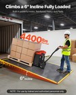 Vevor Electric Pallet Jack 4400 Lbs Pallet Jack Truck W 48  L X 27  W Inch Forks