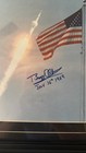 Buzz Aldrin Signed Framed Apollo 11 Saturn V Launch Photo July 16 1969