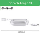 Security-01 6 6ft 2m Dc Power Extension Cable 5 5mm X 2 1mm for Cctv Camera Ip W