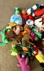 Large Lot Of 30-40 Random Plush Stuffed Toy   Animals Vintage   Random   Read