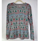Brooks Womens Holiday Christmas Run Jolly Long Sleeve Shirt Size L