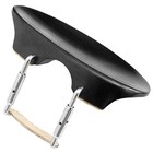 Flat Flesch Ebony Chinrest For 1 2 Violin With Standard Bracket