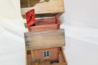 School House Bird Feeder Wooden Walmart Wit Bell Nwt